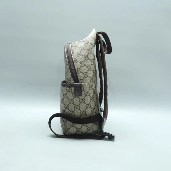 GUCCI Brown Canvas Backpack 882-011225 - Picture 3 of 12